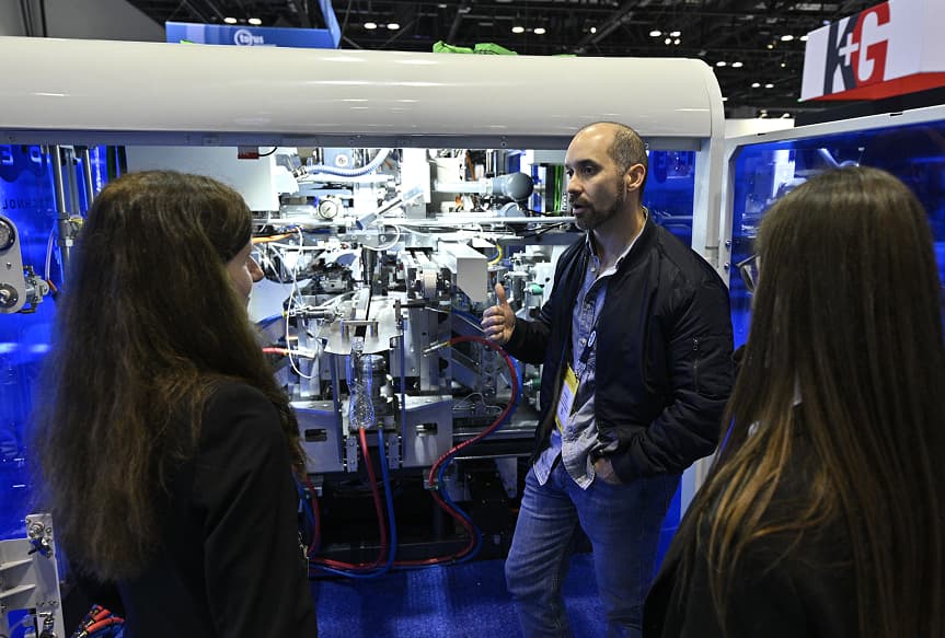 Bottle zone innovations at trade show