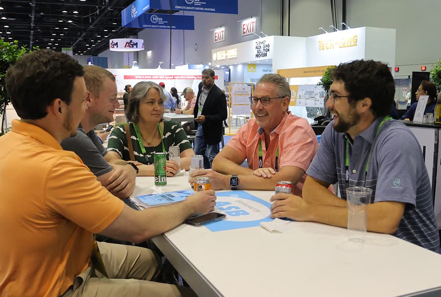 Polymer Pub networking area