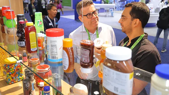 Consumer plastic products on display